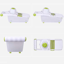 Load image into Gallery viewer, Multifunctional Mandoline Slicer Vegetable Cutter With 8 Pieces Stainless Steel Blade Potato Peeler Carrot Grater Kitchen Tool