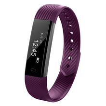 Load image into Gallery viewer, ID115HR Bluetooth Heart Rate Monitor Smart Bracelet Fitness Tracker Step Counter Wristband
