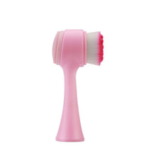 Load image into Gallery viewer, Double Side Silicone Facial Cleanser Wash Brush Soft Mild Fiber Face Cleaning Portable Size Face Massage Washing Skin Care Tool
