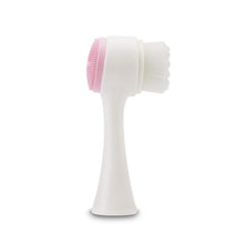 Load image into Gallery viewer, Double Side Silicone Facial Cleanser Wash Brush Soft Mild Fiber Face Cleaning Portable Size Face Massage Washing Skin Care Tool
