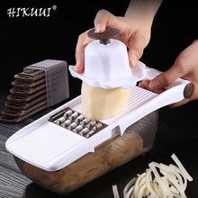 Load image into Gallery viewer, Multifunctional Mandoline Slicer Vegetable Cutter With 8 Pieces Stainless Steel Blade Potato Peeler Carrot Grater Kitchen Tool
